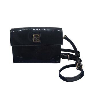 Dooney & Bourke Black Patent East West Leather Crossbody